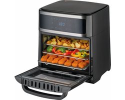 TZS First Austria Airfryer oven - Digitale Heteluchtfriteuse - Airfryer XXL - 13L - 1700W - Zwart