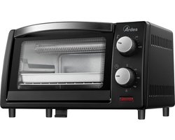 Vrijstaande Elektrische Oven 10L - Hete Lucht - Airfryer met Binnenverlichting - Instelbare Thermostaat - Automatische Uitschakeling - Incl. Accessoires