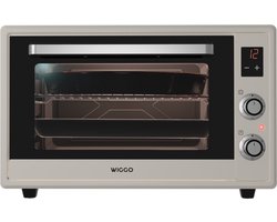 Wiggo WMO-E657(C) - Vrijstaande Mini Oven - Elektrisch - 60 CM - 65 liter - 2000 W - 5 Jaar Garantie - Creme