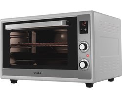 Wiggo WMO-E657(W) - Vrijstaande Mini Oven - Electrisch - 60 CM - 65 liter - 2000 W - 5 Jaar Garantie - Wit