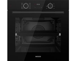 Wiggo WO-BFA610(B) - Inbouw oven - Airfryer - Hetelucht - 73L - Energieklasse A - 5 jaar garantie - Zwart