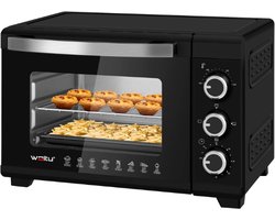 WOLTU® Mini Oven - Mini Oven Vrijstaand - Camping Oven - Camping Oventje - Convectie Oven - Kleine Oven