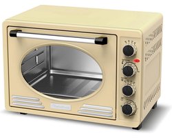 Z-line Retro RVS Elektrische Oven – 45 liter – 2000W - EV45R - Creme