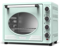 Z-line Retro RVS Elektrische Oven - Type TT-EV35R - 35 liter - 1600W - Turquoise