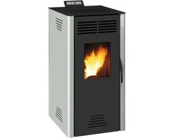 Modulaire Invicta Adrano Modulaire pellet - 7,3 kW - Opbrengst 88,7% - Grijs