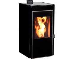 pelletkachel Ecoforest Moon II 7,5 kw A+ Zwart