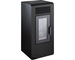 Pelletkachel kopen online - Maximaal vermogen 6,7 kw met rendement 90,7-87,2% - Extra Stove zwart