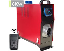 Orbit Electronic Diesel Standkachel 12V - 8KW - LCD Bediening - 5L Tank - Aluminium Behuizing en Uitlaat