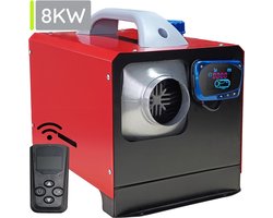 Orbit Electronic Draagbare Diesel Standkachel 12V - 8KW - LCD Bediening - Aluminium Behuizing en Uitlaat