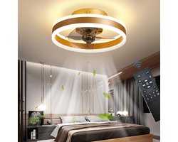 DailySupplies® Plafondventilator met Verlichting - Plafonniere - Plafondlamp - Goud