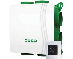 DucoBox Silent 400mÂ³/h + RFT bediening - perilex stekker