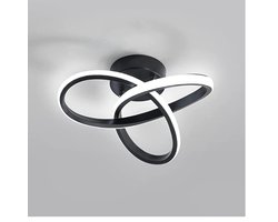 Flightmode - Goeco Moderne LED Plafondlamp, LED Plafondlamp 30W 1450LM, moderne led plafondlamp voor woonkamer, slaapkamer, hal, diameter 25cm, dimbaar 3000K/4500K/6500K [Energieklasse E]