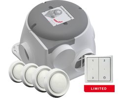 Zehnder ComfoFan Silent Limited + 4 ventielen + RFT zender - 300 mÂ³/h - Perilex