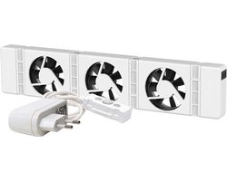 Radiator Ventilator – Duurzaam – Universeel –Geschikt voor standaard, smalle en enkelplaats radiatoren - Magnetisch – Bespaar op energiekosten