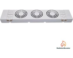 RadiatorBooster Radiator Ventilator - Single-set – Universeel - Geschikt voor standaard, smalle en enkelplaats radiatoren en convectoren - Magnetisch – Besparen op gasverbruik