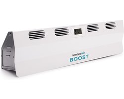 SmartAir Boost - Draagbare Radiatorventilator - Universeel - Energiezuinig - Draadloos, oplaadbaar en automatisch - Radiator Ventilator – Wit