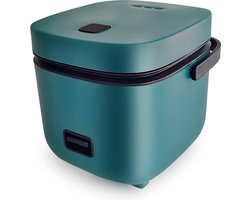 ALLGoods. Rijstkoker Klein – Stoomkoker met Anti-Aanbaklaag - Rijstkoker met Stomer 1.2L – Warmhoudfunctie – Rijstkokers Eenvoudig te Bedienen – Multicooker - Blauw