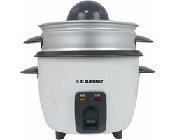 BLAUPUNKT Rijstkoker - Rijstkoker met Stomer - MEN00692 - 1 liter - Wit