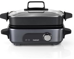 Cuisinart Cooking 3-in-1 Multicooker GRMC3E - Grillen / Stomen / Sudderen / Koken - Slowcooker / Rijstkoker - Anti-aanbaklaag - 1 tot 4 personen