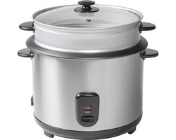 DailySupplies® Rijstkoker met Stomer - Multicooker - Rice Cooker - Zilver