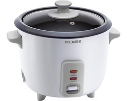 EasyClean Rijstkoker 15 liter - automatische rijstkoker - warmhoudfunctie - automatische uitschakeling - alle rijstsoorten - sushirijst - wit - 1500