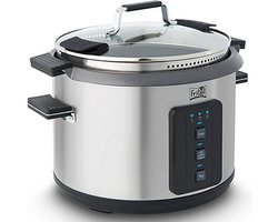 FRITEL Pasta - Rijstkoker RC 1377 - Elektrische waterkoker / Stoomkoker 6l + 1100W - 3 Programmeerfuncties - 2 jaar Garantie - PFAS-vrij