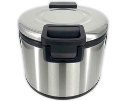 HCB® - Professionele Horeca Rijstwarmer - 27 liter - 230V - RVS / INOX - 55.5x44x38 cm (BxDxH) - 8 kg - 3791