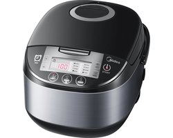 Midea - Rijstkoker - Rijstkoker met Stomer - Met warmhoudfunctie - Multi Cooker - 5 Liter - Anti aanbak Pot - Koken - Stomen - Bakken