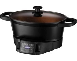 Slowcooker met Timer - Slowcooker Elektrisch - Slowcooker 6 5 Liter - Slowcooker met Timer 4 Personen