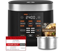 Slowcooker met Timer - Slowcooker Elektrisch - Slowcooker met Timer 4 Personen