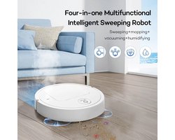 AA Select 5-In-1 Smart Robot Cleaner - Draadloze Cleaner - Keuken Robot - Huishoudapparatuur - 5-in-1 Reinigingsmachine - Robotstofzuiger met Dweilfunctie - Robotstofzuiger met Laadstation - Wit.