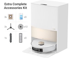 Dreame L20 Ultra Complete - Robotstofzuiger met Dweilfunctie - Vuildetectietechnologie - Krachtige Tapijtreiniging - Geschikt voor huisdierharen