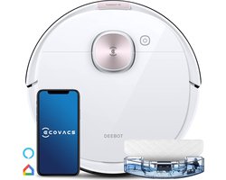 ECOVACS - Deebot T8 Pure - Robotstofzuiger - TrueDetect 3D - dToF Lasernavigatie