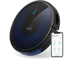 eufy by Anker zuigrobot RoboVac 15C MAX, robotstofzuiger met BoostIQ technologie, 2000Pa zuigkracht met WLAN-connectiviteit, extreem slank, geluidsarm, voor harde vloeren tot middelhoge tapijten