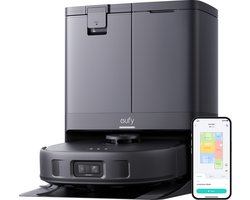 eufy Clean X10 Pro Omni robotstofzuiger met dweil - Robot Vacuum 8000 Pa zuigkracht, tapijt detectie AI-obstakel vermijding, wast en droogt de dweil, automatisch legen en vullen