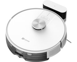 Ezviz RE4 Slimme Robotstofzuiger - LiDAR Navigatie - Dweilen (300 ml) - Obstacle Vermijding - No-Go Zones - Tapijt Detectie - E10 Filter - Compatibel met Alexa, Google Assistant - Wit