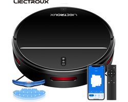 FireBay LIECTROUX® Model M7S PRO Robot Stofzuiger, Droog en Nat Dweilen Combo, Smart Mapping, WiFi App, 4KPa Zuigkracht, Borstelloze Motor, Werkt met Alexa en Google Assistant, Ideaal voor Huisdierhaar, Tapijt, Harde Vloer