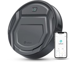 Lefant® Robotstofzuiger M210P - Met Laadstation - Voice Control - Geavanceerde 6D Botsingssensor - Geschikt Voor Tapijt - Bediening Via App - ‎4 Reinigingsmodus - Grijs