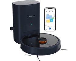 Lugia G7 - Robotstofzuiger met Dweilfunctie - Robotstofzuiger met Laadstation - Automatisch Leegstation - LIDAR laser navigatie - Voor Huisdieren