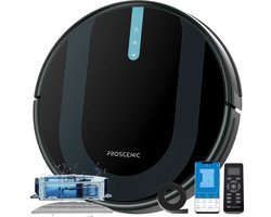 Proscenic 850T Robotstofzuiger Met Dweilfunctie- 3000 Pa - Alexa & Google Home & App - Stofzuiger Draadloos - Stofzuiger Zonder Zak