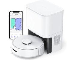 SwitchBot - Mini Robot Stofzuiger K10+ - Compact - 4 liter stof container - Ondersteund Alexa en Google Assistance