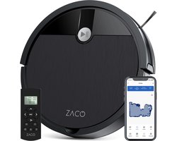 ZACO V4 Max Robotstofzuiger – 3000Pa Zuigkracht - Gyronavigatie - ideaal voor dierenhaar - App & Spraakbesturing