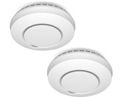 2-Pack ELRO Connects Draadloos Koppelbare Rookmelder FZ5002R - met Hittesensor - voldoet aan Europese norm EN14604