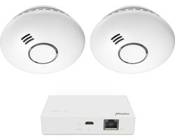 Alecto SMART-SMOKE10 Smart Zigbee Rookmelder - 10 jaar sensor - Voldoet aan Europese norm EN14604 - 2 stuks