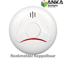 ANKA Security | AJ-761SI Rookmelder koppelbaar- 10 jaar levenduur - 10 jaar batterij - EN14604 Certificering - CE/RoSH TUV-certificering - koppelbaar met CO melder en of Hittemelder