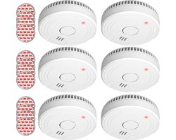 ELRO FS1805 Rookmelder met 5 Jaar Batterij en Magneet Montage - Voldoen aan Europese Norm EN14604 - 6 stuks