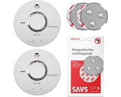 FireAngel ST-622 Rookmelderset + magnetische montagesets 2-pack - 10 jaar batterij