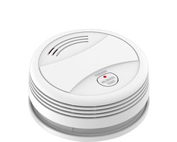 LUSQ - Slimme Rookmelder met Wifi – App – 10 Jaar Batterij – Ultra Dun – 1Wit – EN14604