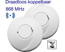 Rookmelder draadloos koppelbaar