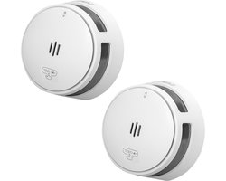 SAVS S10 Rookmelder 2-pack - 2 Rookmelders - 10 jaar batterij - Compact design - Voldoet aan Europese norm - Infrarood sensor - Brandalarm